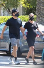 Pregnt LEA MICHELE Out in Santa Monica 07/20/2020