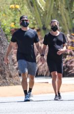 Pregnt LEA MICHELE Out in Santa Monica 07/20/2020