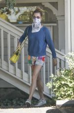 REBBECA ROMIJN Leaves Farmers Market in Calabasas 07/18/2020