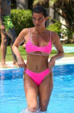 REBECCA GORMLEY in Bikini at a Pool in Spain 07/20/2020