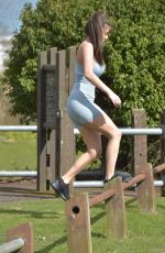 REBECCA GORMLEY Workout at a Park in Newcastle 07/09/2020