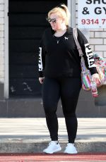 REBEL WILSON Leaves a Gym in Sydney 07/01/2020