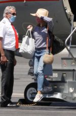 REESE WITHERSPOON Landing at Van Nuys in Los Angeles 07/08/2020