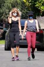 REESE WITHERSPOON Out Hiking with a Friend in Santa Monica 07/09/2020