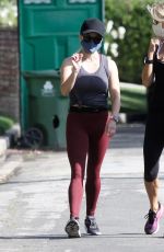 REESE WITHERSPOON Out Hiking with a Friend in Santa Monica 07/09/2020