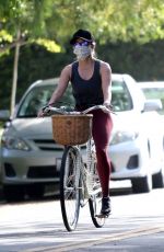 REESE WITHERSPOON Out Riding a Bike in Brentwood 07/11/2020