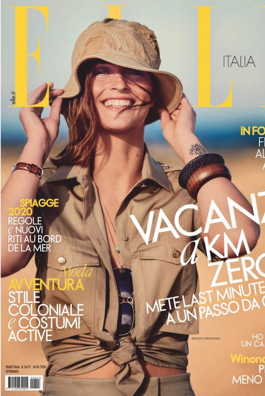 REGITZE CHRISTENSEN in Elle Magazine, Italy July 2020