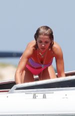 RITA ORA in Bikini at a Boat in Spain 07/29/2020
