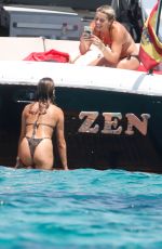 RITA ORA in Bikini at a Boat in Spain 07/29/2020