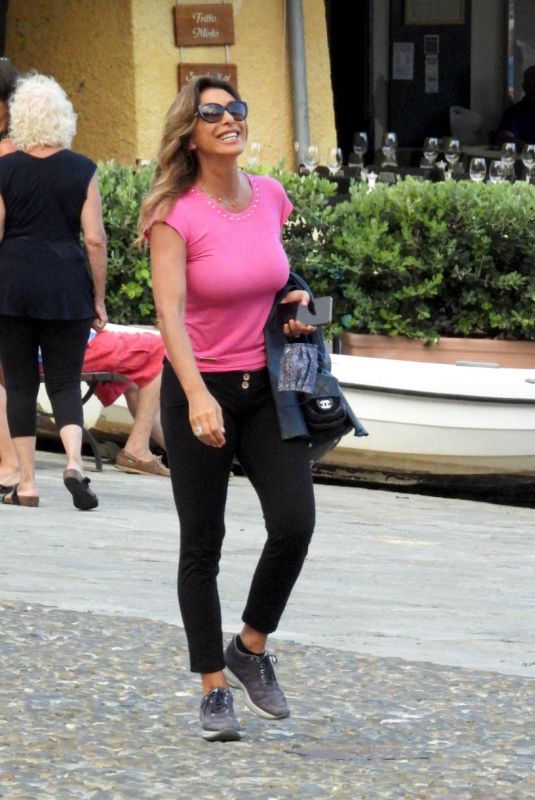 SABRINA SALERNO Out and About in Portofino 07/17/2020