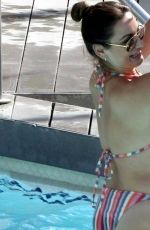SAM FAIERS in Bikini at a Pool in Spain 07/21/2020