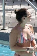 SAM FAIERS in Bikini at a Pool in Spain 07/21/2020