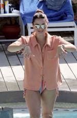 SAM FAIERS in Bikini at a Pool in Spain 07/21/2020