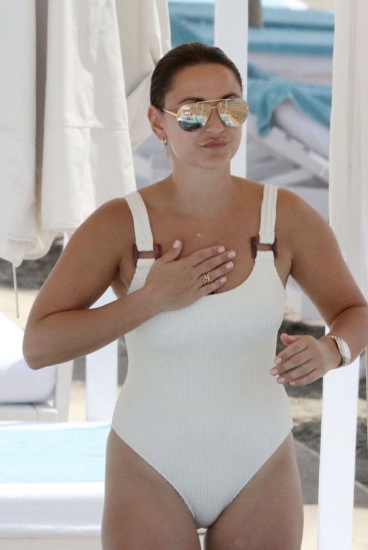 SAM FAIERS in Swimsuit at a Beach in Spain 07/24/2020