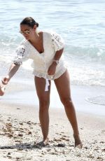 SAM FAIERS in Swimsuit at a Beach in Spain 07/24/2020