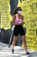 SARA SAMPAIO Heading to a Gym in Los Angeles 07/07/2020