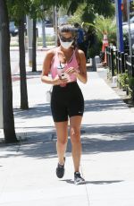 SARA SAMPAIO Heading to a Gym in Los Angeles 07/07/2020