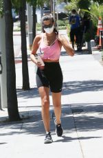 SARA SAMPAIO Heading to a Gym in Los Angeles 07/07/2020