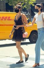 SARA SAMPAIO Out with a Friend at Urth Caffe in West Hollywood 07/13/2020