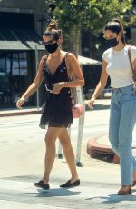 SARA SAMPAIO Out with a Friend at Urth Caffe in West Hollywood 07/13/2020