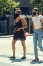 SARA SAMPAIO Out with a Friend at Urth Caffe in West Hollywood 07/13/2020