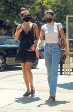 SARA SAMPAIO Out with a Friend at Urth Caffe in West Hollywood 07/13/2020