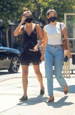 SARA SAMPAIO Out with a Friend at Urth Caffe in West Hollywood 07/13/2020