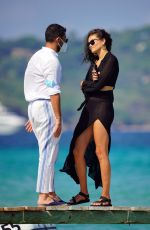 SHANINA SHAIK and Seyed Payam Mirtorabi Out in St Tropez 07/23/2020