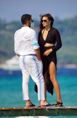 SHANINA SHAIK and Seyed Payam Mirtorabi Out in St Tropez 07/23/2020