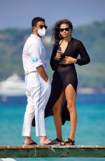 SHANINA SHAIK and Seyed Payam Mirtorabi Out in St Tropez 07/23/2020