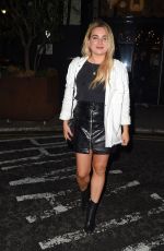 SIAN WELBY Arrives at Treehouse Hotel in London 07/04/2020