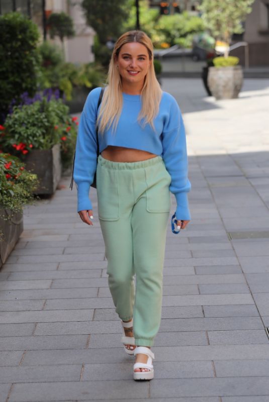 SIAN WELBY Leaves Capital Breakfast in London 07/21/2020