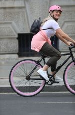 SIAN WELBY Riding Her Bike Out in London 07/13/2020