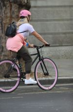 SIAN WELBY Riding Her Bike Out in London 07/13/2020