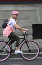 SIAN WELBY Riding Her Bike Out in London 07/13/2020