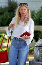 SIENNA MILLER in Denim Out in The Hamptons 07/15/2020