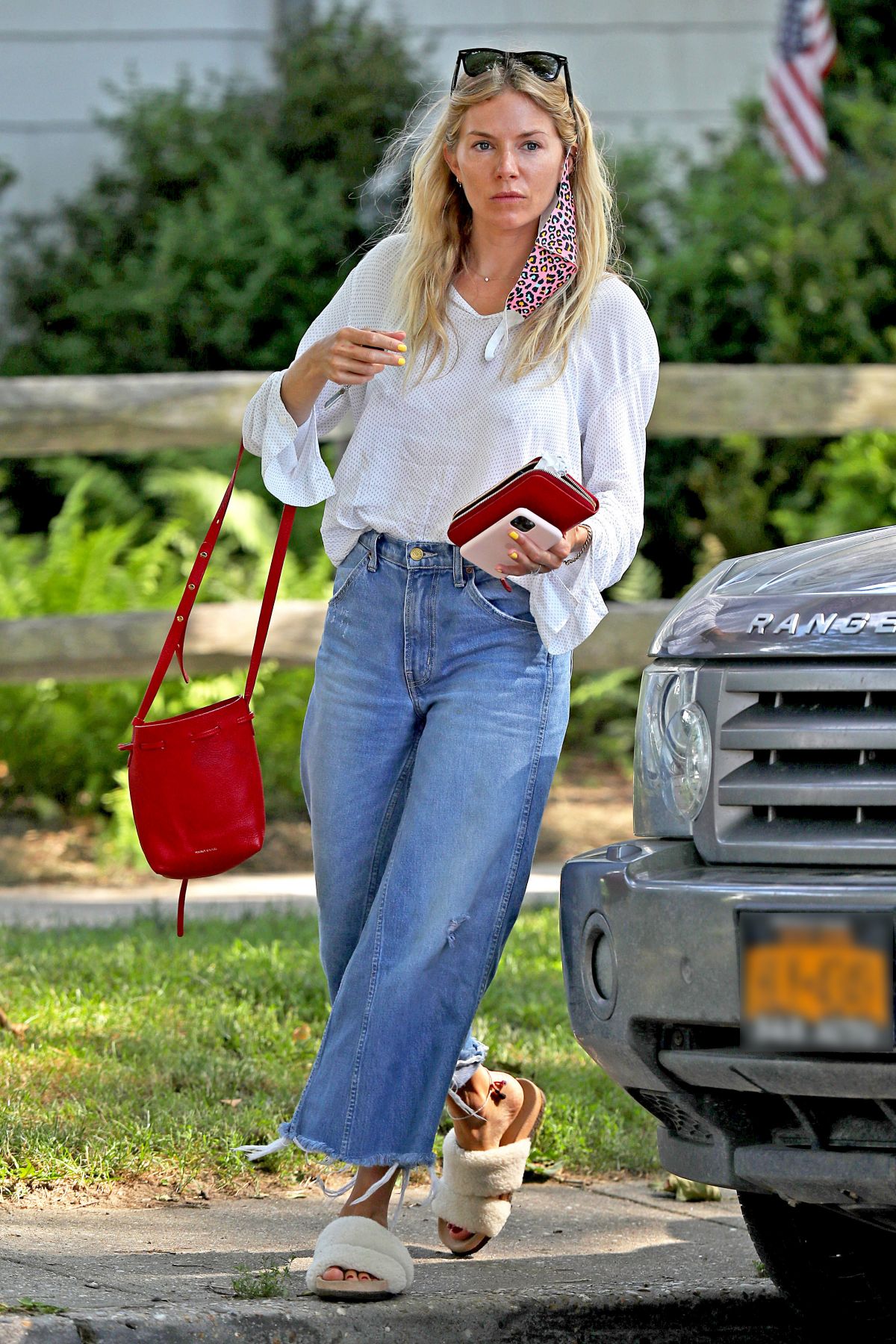 SIENNA MILLER in Denim Out in The Hamptons 07/15/2020 – HawtCelebs
