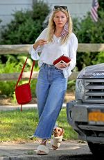 SIENNA MILLER in Denim Out in The Hamptons 07/15/2020