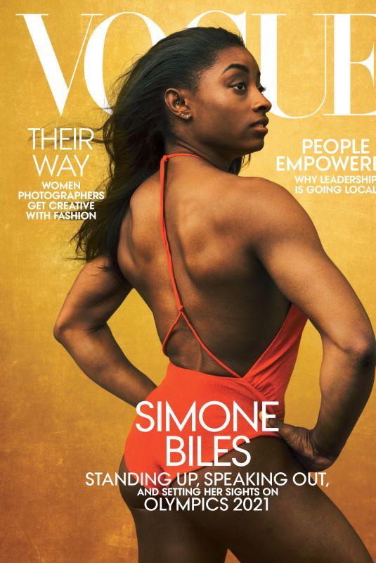 SIMONE BILES in Vogue Magazine, August 2020