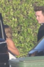 SOFIA RICHIE Arrives at a Friend
