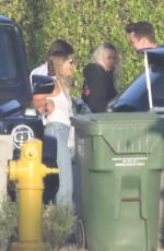 SOFIA RICHIE Arrives at a Friend