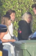 SOFIA RICHIE Arrives at a Friend