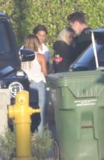 SOFIA RICHIE Arrives at a Friend