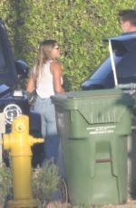 SOFIA RICHIE Arrives at a Friend