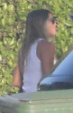 SOFIA RICHIE Arrives at a Friend