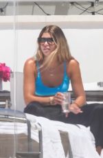 SOFIA RICHIE in Bikini Top on a Balcony in Malibu 07/16/2020