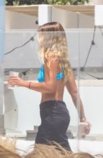 SOFIA RICHIE in Bikini Top on a Balcony in Malibu 07/16/2020