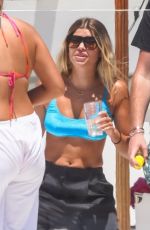 SOFIA RICHIE in Bikini Top on a Balcony in Malibu 07/16/2020