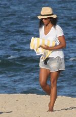 SOLANGE KNOWLES Out on the Beach in The Hamptons 07/16/2020