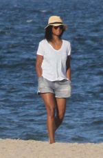 SOLANGE KNOWLES Out on the Beach in The Hamptons 07/16/2020